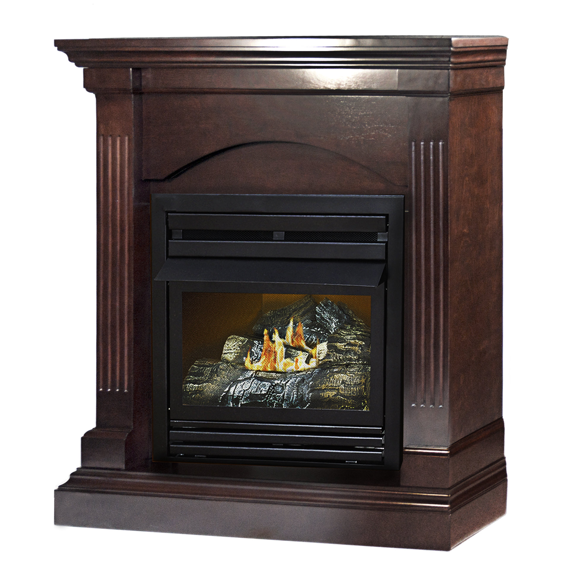 Pleasant Hearth Dual Fuel Vent Free Wall Mount Gas Fireplace & Reviews